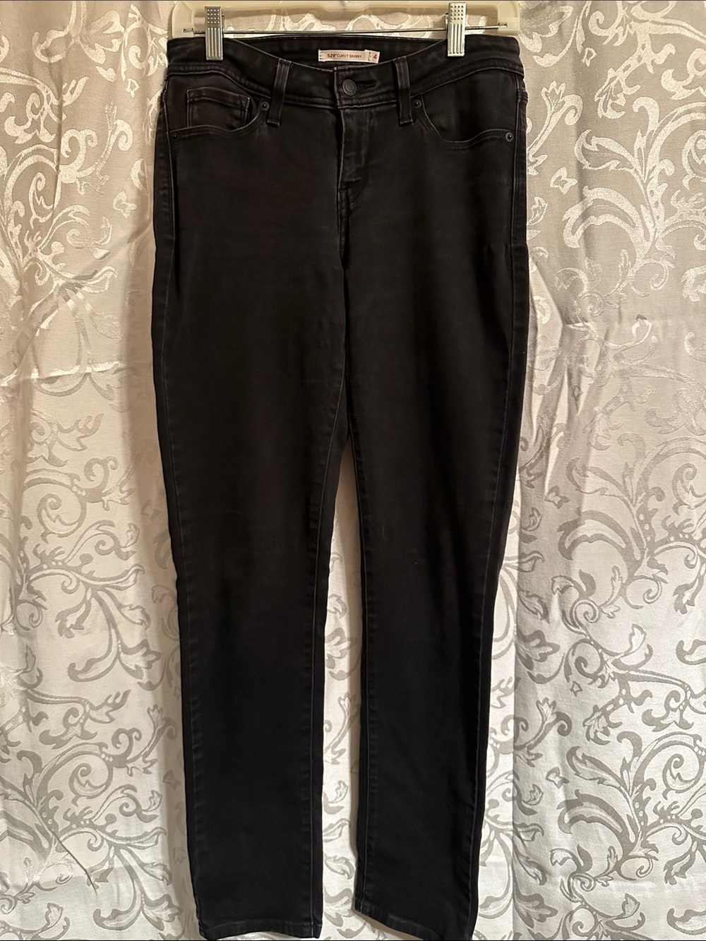Levi's Black Skinny Jeans with Stretch Waistband